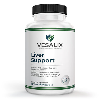 VESALIX Liver Support Supplement for Adults 40+ – Milk Thistle, Artichoke & Dandelion with Digestive Enzymes – Supports Digestion & Cellular Health – 60 Vegetarian Capsules VESALIXBuy Supplements Australia