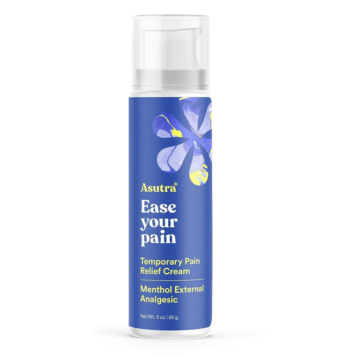 Supplement Product​ASUTRA Relief Cream, 3 oz - Cooling Sensation, Temporary Relief from Muscle Discomfort and Soreness, 4% Menthol, Arnica Montana, and Dimethyl Sulfone (MSM) - GlowUpCaUSA