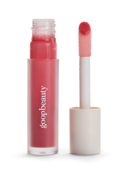 goop Beauty Hydra-Barrier Gel Gloss | Hydrating Lip Gloss to Moisturize & Plump Lips | Hyaluronic Acid & Vitamin E | Blossom - Sheer Petal Pink | 0.13 oz goopBuy Supplements Australia
