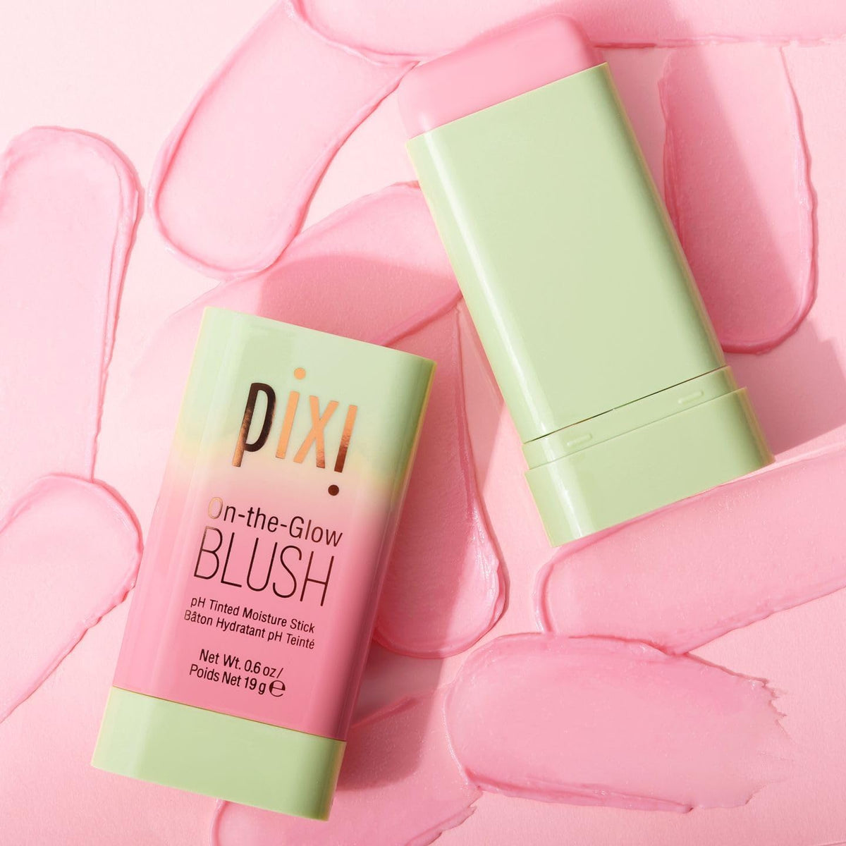 Pixi On-the-Glow Blush Stick in CheekTone, pH Reactive Hydrating Tinted Moisture Stick for Cheeks and Lips with Ginseng, Aloe Vera and Fruit Extracts, Twist-Up Design, Paraben-Free, 19g / 0.6 oz PixiBuy Supplements Australia