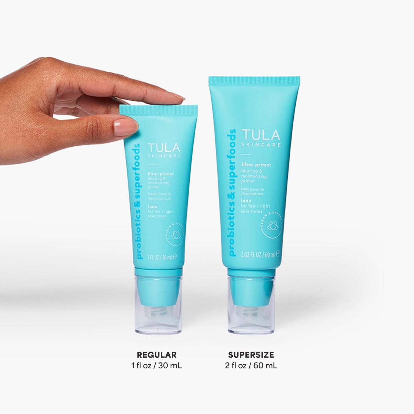 TULA Skin Care Face Filter Blurring and Moisturizing Primer - Luna, Evens the Appearance of Skin Tone & Redness, Hydrates & Improves Makeup Wear, 1fl oz TULA buy supplements Au