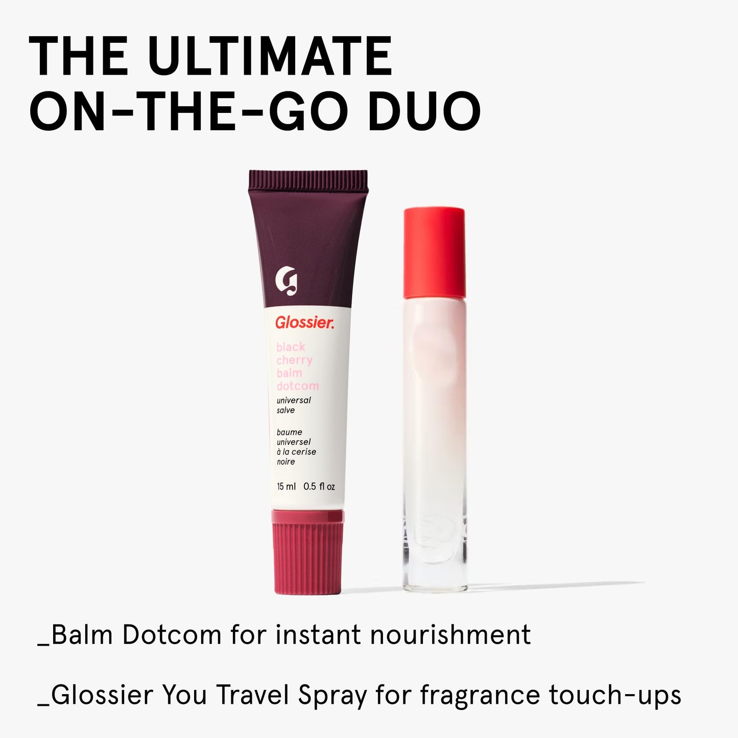 Glossier Balm Dotcom Hydrating Tinted Lip Balm - Universal Salve, Up to 12Hr Moisture for Dry Lips, Cuticles & Skin - Lanolin, Beeswax & Castor Oil - Black Cherry, Burgundy Tint, 15ml GlossierBuy Supplements Australia