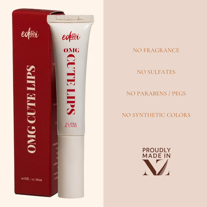 edandi ed&i OMG Cute Lips – Lip Gloss for Women with Shea Butter for Hydration, Light Shimmer, Lip Tinted High Shine Finish, Long Lasting Lip Gloss in Red Vanilla Frosting, Lightweight & Non-sticky edandiBuy Supplements Australia