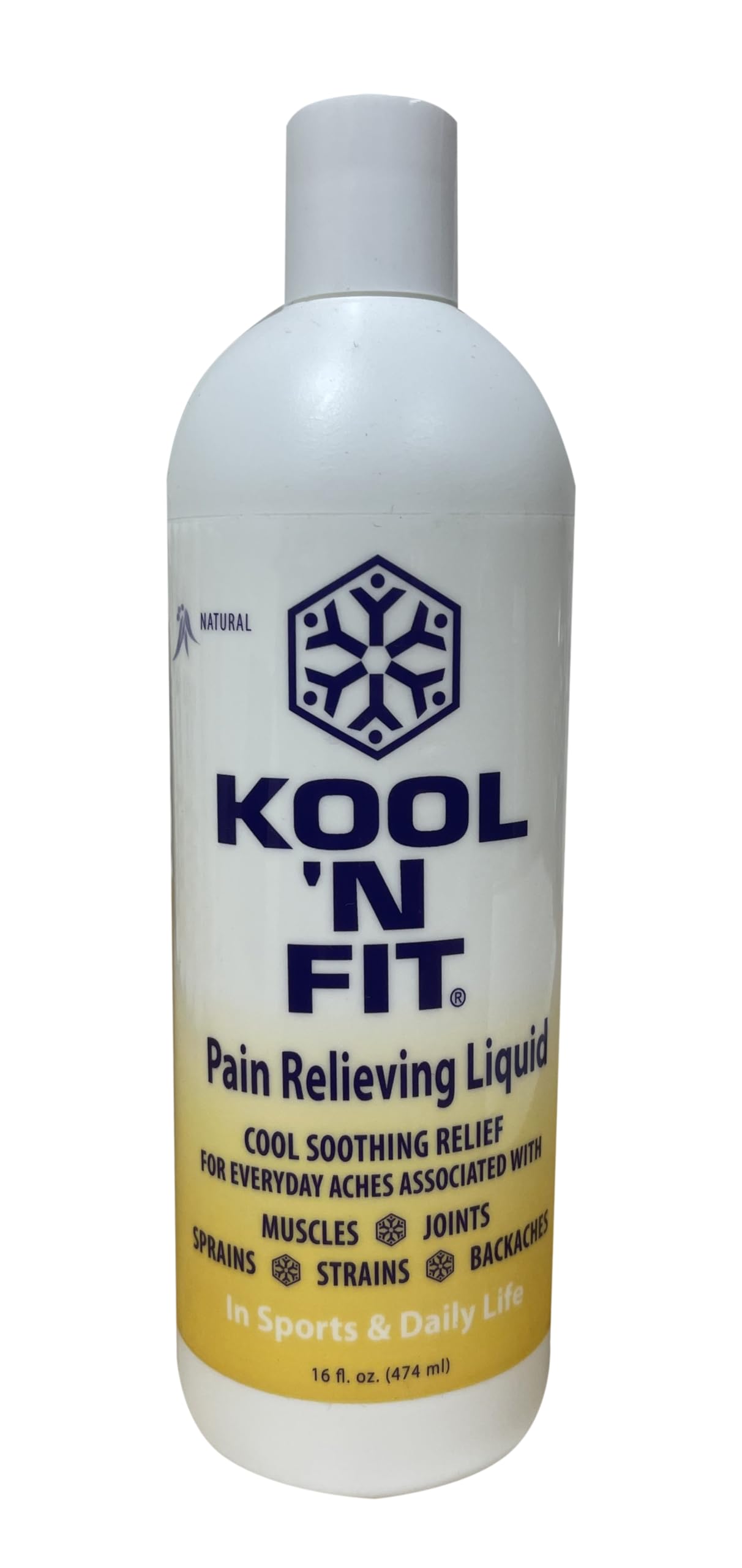 Kool N Fit Pain Relief Product (16oz) - Foot, Lower Back Pain Relief, Knee Pain Relief & More, Quickly Absorbed, Non-Greasy, Non-Staining, All Natural WINTER PLUMBuy Supplements Australia