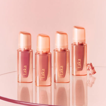 Laka Jelling Nude Gloss, 4.5g/0.15oz, Sheer Hydrating Lip Oil with No Stain, Non-Sticky, Nourishing Gloss for a Glowy Look, K-Beauty (#306 Angelring) LakaBuy Supplements Australia