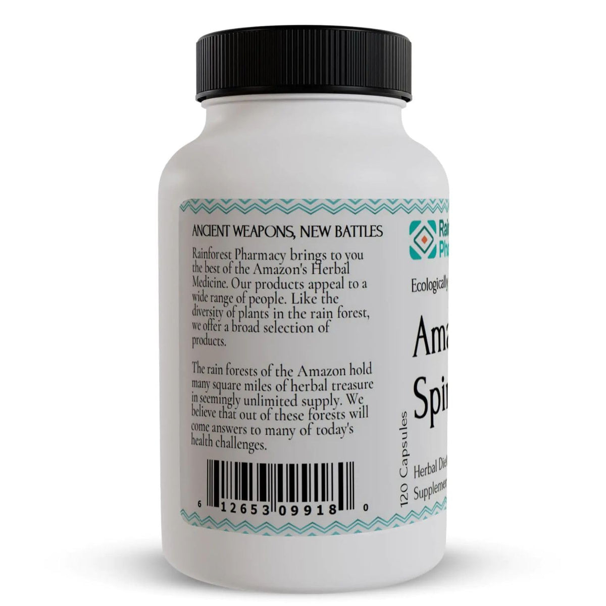 Rainforest Pharmacy Spiro Natural Herbal Supplement| 120 Vegetarian Capsules, 500 mg | Ecologically Wildcrafted Chanca Piedra & 5 Amazon Rainforest Herbs | Non-GMO Rainforest Pharmacy buy supplements Au