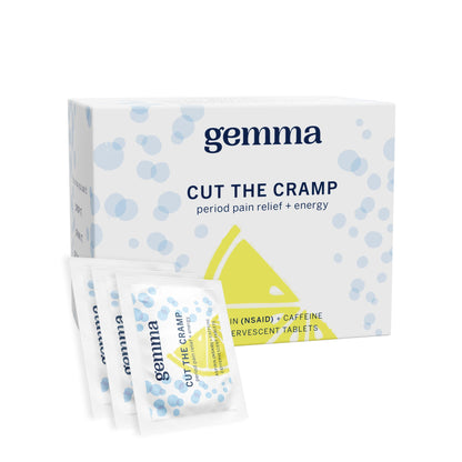 Gemma Cut The Cramp - Fast Menstrual Cramp & Period Pain Relief - Multi-Symptom Formula Treats Menstrual Cramps, Fatigue, Bloating, Headache in 15 Minutes GemmaBuy Supplements Australia