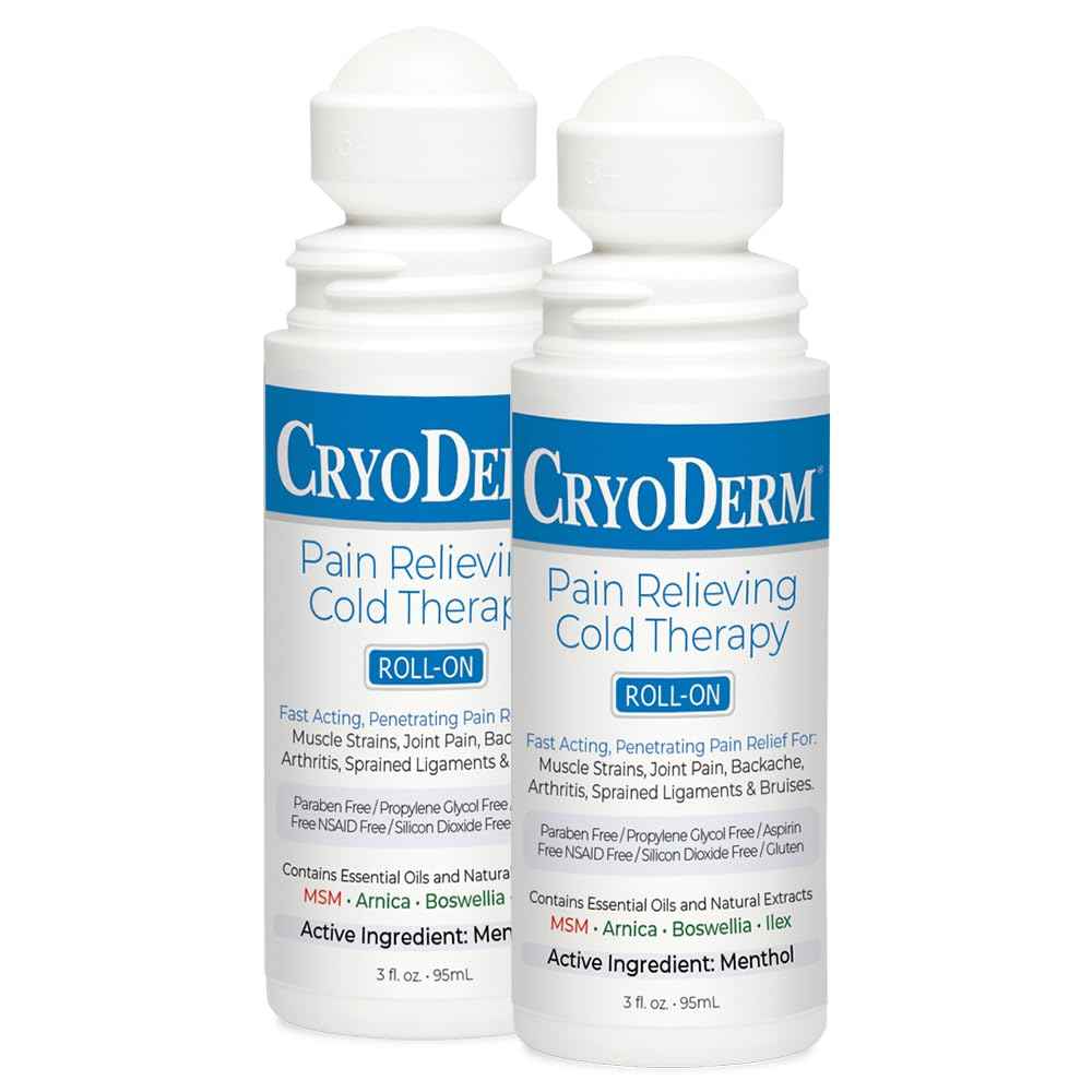 Cryoderm D-Roll-On-3oz-2 Cold Roll-On 3 oz. (Pack of 2)