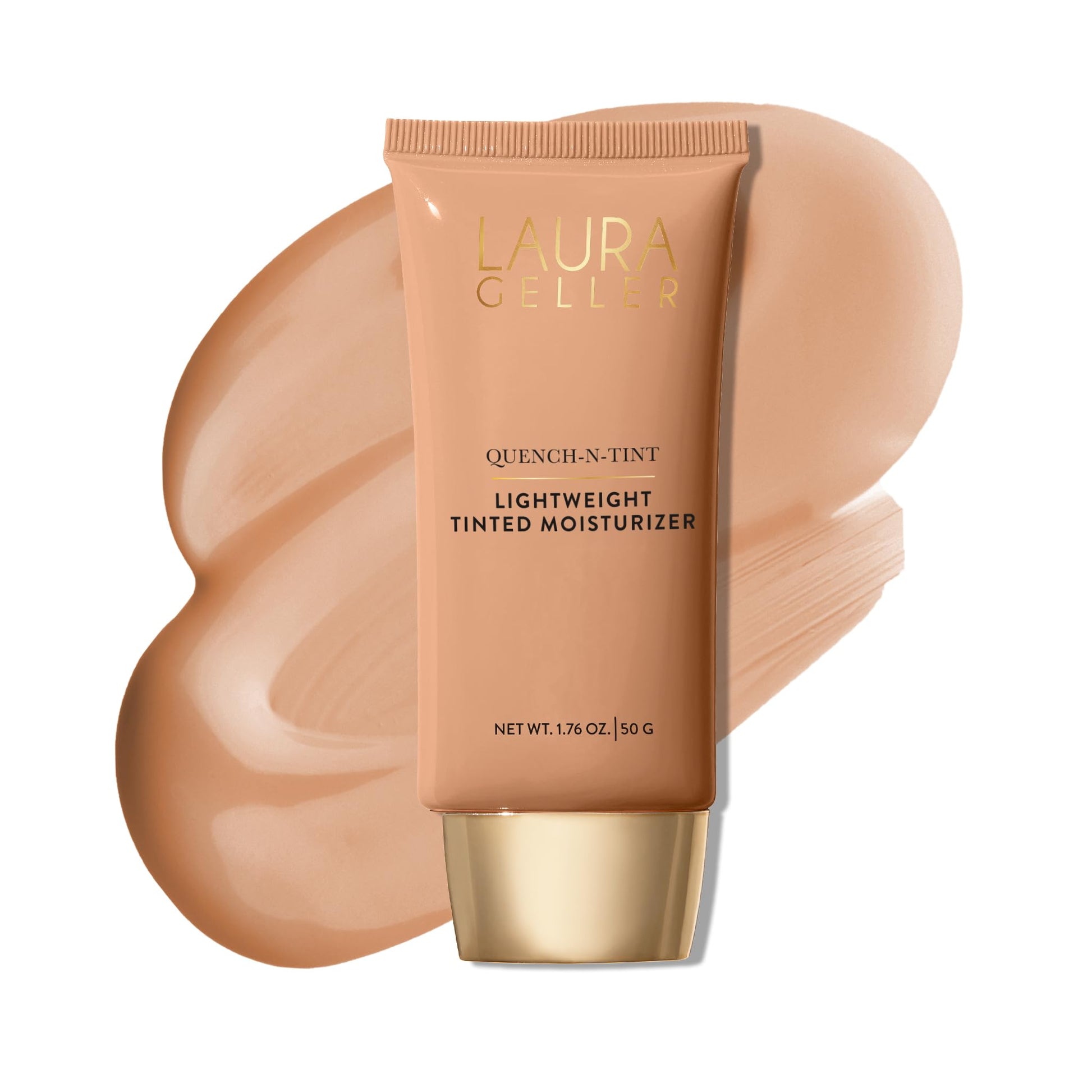 LAURA GELLER NEW YORK Quench-n-Tint Tinted Moisturizer - Sheer to Light Buildable Coverage - Natural Glow Finish - Lightweight Formula with Hyaluronic Acid, 04 Medium LAURA GELLER NEW YORKBuy Supplements Australia