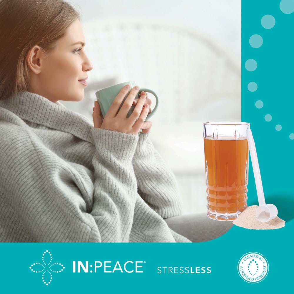 In:TotalWellness IN:Peace Herbal Calming Formula. 20 Serving Pouch, Wild Berry Flavor. 9 Herb Antioxidant + Adaptogen Blend. Clinically Proven Ingredients. Crafted by a Licensed Herbalist INTotalWellness buy supplements Au