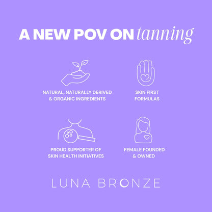 Luna Bronze Cosmic Bronzing Drops | Lightweight, Hydrating & Washable Liquid Bronze Drops | Non-Greasy Formula Enriched with Sodium Hyaluronate & Shea Butter | Responsible Mica (30ml/1.01 fl. oz) Luna BronzeBuy Supplements Australia