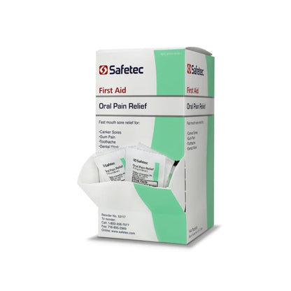 Safetec Oral Pain Relief, .75 g Packets, Box of 144 SafetecBuy Supplements Australia