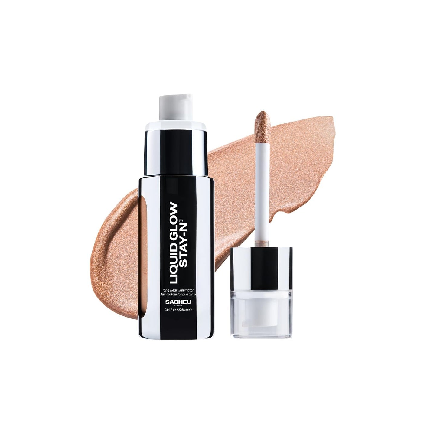 Sacheu Liquid Glow STAY-N Liquid Highlighter & Illuminator Makeup — 30ml Long Lasting Luminous Glow Lightweight Dewy Finish, Glow Getter SacheuBuy Supplements Australia