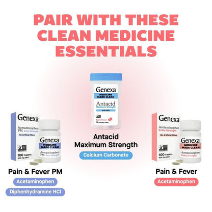 Genexa Arnica Tablets for Pain Relief Formula | Alleviate Muscle & Joint Pain, Soreness, & Stiffness | Delicious Organic Grape Flavor | Homeopathic Remedy Made Clean | 300 Chewable Tablets (3 Pack) GenexaBuy Supplements Australia
