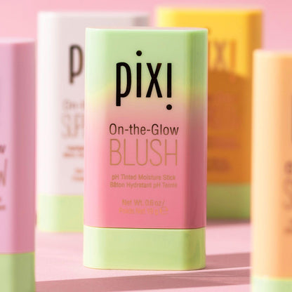 Pixi On-the-Glow Blush Stick in CheekTone, pH Reactive Hydrating Tinted Moisture Stick for Cheeks and Lips with Ginseng, Aloe Vera and Fruit Extracts, Twist-Up Design, Paraben-Free, 19g / 0.6 oz PixiBuy Supplements Australia
