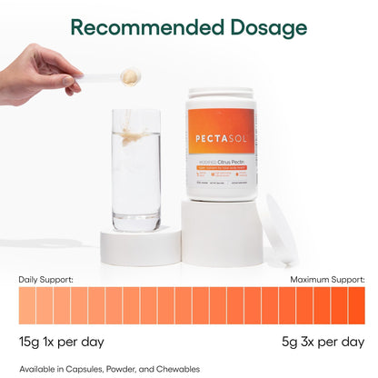 PectaSol Modified Citrus Pectin – 454g Powder – Total-Body Health Supplement to Support the Heart, Immune System, Inflammation Response & Healthy Aging + Maintain Healthy Galectin-3 Levels