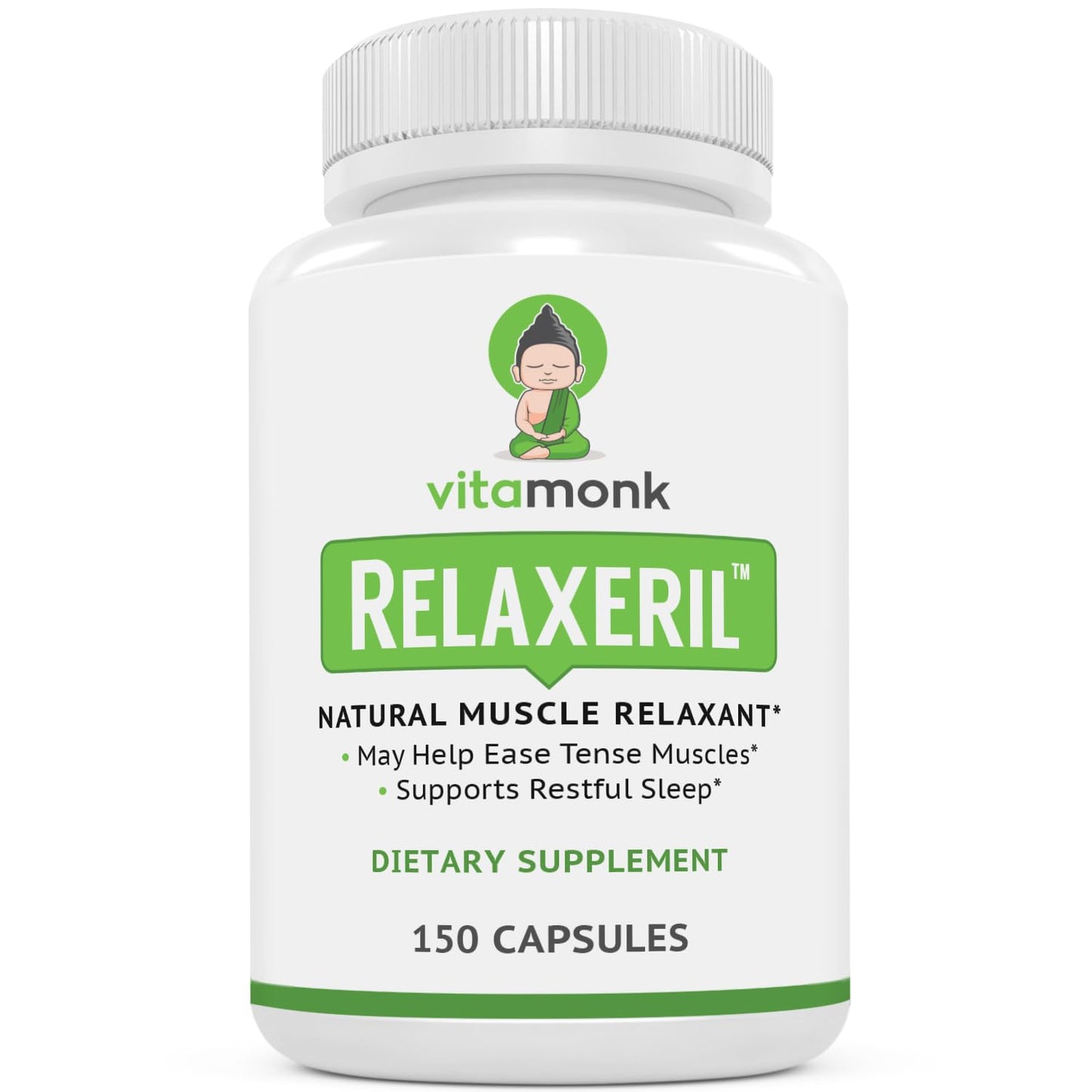 VitaMonk Relaxeril™ All-Natural Muscle Relaxer - Muscle Relaxer Supplement - Complete Muscle Relaxing Formula VitaMonkBuy Supplements Australia