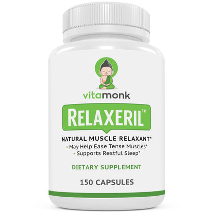VitaMonk Relaxeril™ All-Natural Muscle Relaxer - Muscle Relaxer Supplement - Complete Muscle Relaxing Formula VitaMonkBuy Supplements Australia