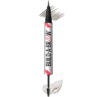 Maybelline Build-A-Brow 2-in-1 Brow Pen and Sealing Eyebrow Gel, Eyebrow Makeup for Real-Looking, Fuller Brows, Black Brown, 1 Count MAYBELLINEBuy Supplements Australia