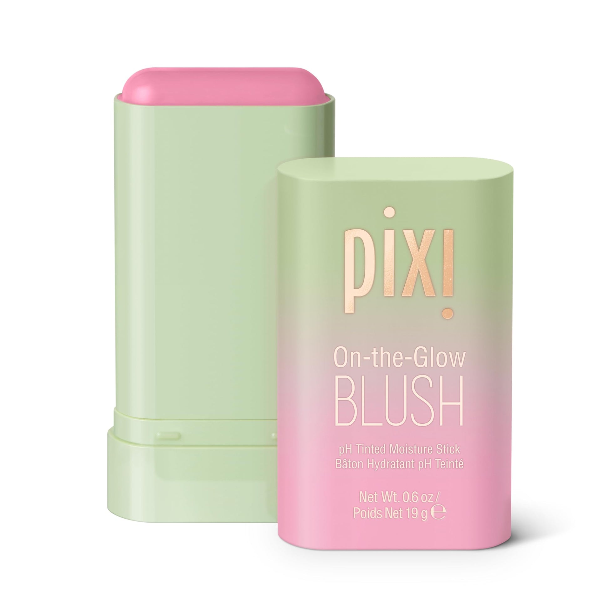 Pixi On-the-Glow Blush Stick in CheekTone, pH Reactive Hydrating Tinted Moisture Stick for Cheeks and Lips with Ginseng, Aloe Vera and Fruit Extracts, Twist-Up Design, Paraben-Free, 19g / 0.6 oz PixiBuy Supplements Australia