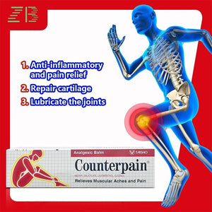 Counterpain® Warm Balm for Temporary Relief of Minor Muscular Aches and Pain, Methyl Salicylate, Levomenthol, Eugenol, Made in Indonesia CounterpainBuy Supplements Australia