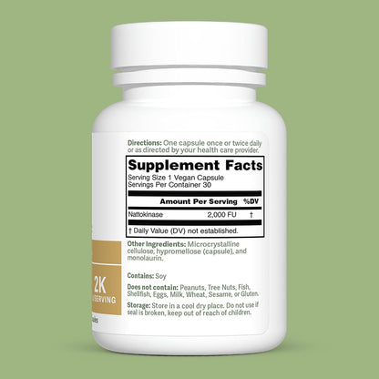 Dr. Murray's Ultra Clean Nattokinase - Supports Healthy Blood Circulation & Fibrinolytic Activity | Vegan Delayed Release Capsules | Non-GMO, Gluten Free | 30 Count