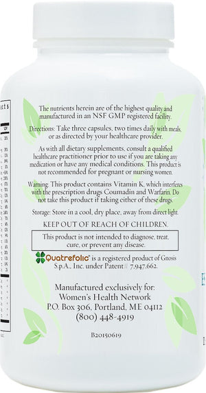 Women's Health Network Essential Nutrients – Daily Multivitamin for Energy, Healthy Aging & Immune Support, Folate as Quatrefolic®, a Patented Natural Form of 5-MTHF Women's Health Network buy supplements Au