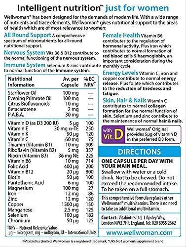 Vitabiotics Wellwoman Wellwoman 90 Tablets Wellwoman