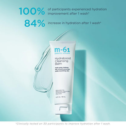 m-61 Hydraboost Cleansing Balm | Makeup Removing Cleanser Balm Melts Away Dirt, Oil, and Sunscreen | Fragrance Free | Derm & Allergy Tested | Made in USA | 4.2 Fl Oz m-61Buy Supplements Australia