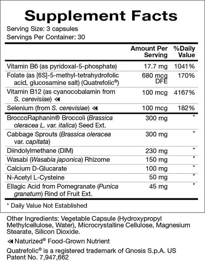 Natura Health Products Cell Guardian Supplement - Targets Cell Protection & Detoxification - Featuring Broccoli Seed Extract, Cabbage Sprouts, Diindolylmethane (DIM), & Wasabi (90 Capsules) Natura Health Products buy supplements Au