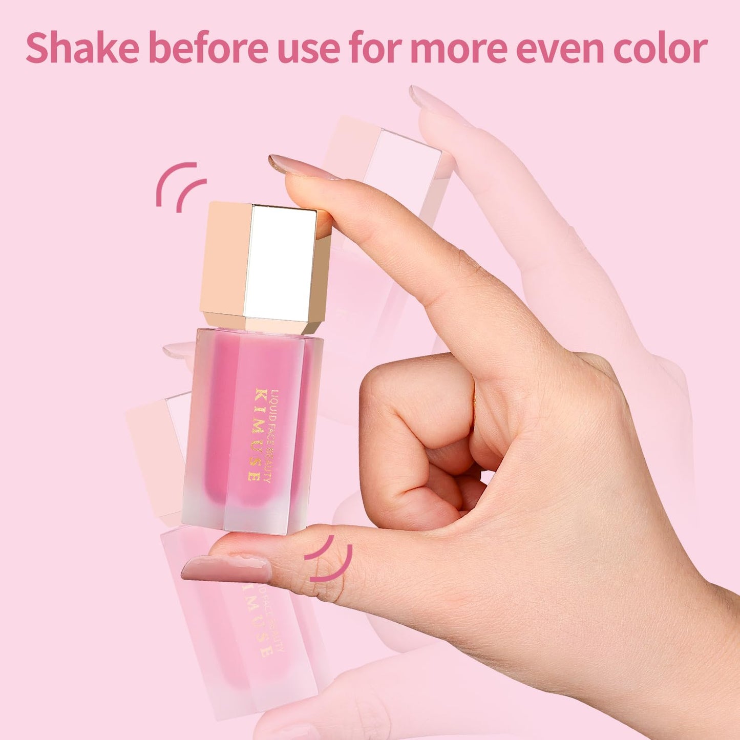 KIMUSE Liquid Blush, Long-Wearing Pigmented Soft Cream Face Blush, Waterproof, Smudge Proof, Dewy Finish KIMUSEBuy Supplements Australia