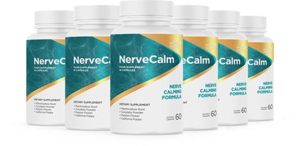 NerveCalm – Passion Flower & Prickly Pear Caps – 30 Ct, 1 Month Supply | Passion Flower, Prickly Pear & California Poppy | Vegan, Non-GMO, Made in USA | Easy-to-swallow capsule