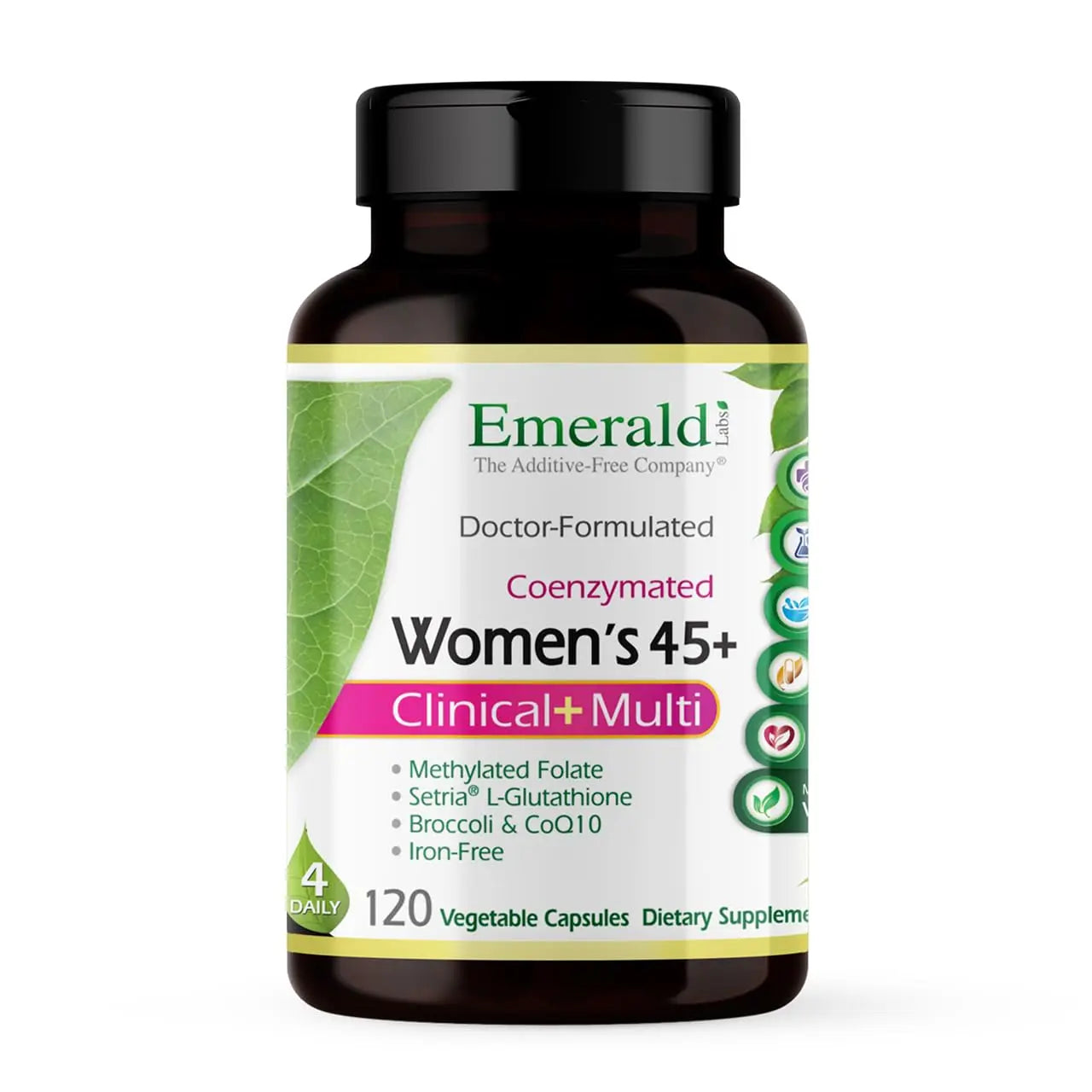 Emerald Labs Women's 45+ Clinical Multi - Multivitamin for Comprehensive Support, Bone & Heart Health* - Designed for Women 45+ Emerald Laboratories