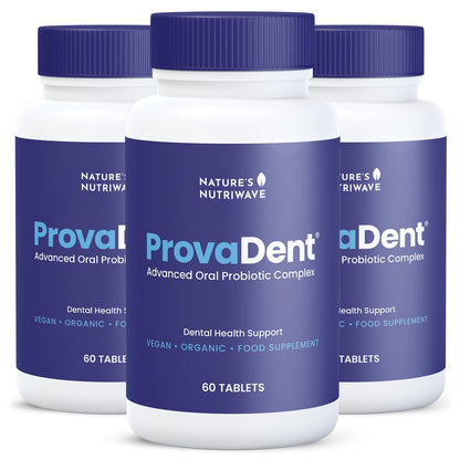 ProvaDent – Botanical Oral Tablets, USA Made – 60 Ct, 1 Month Supply | Oral-care tablets, botanical formula | Made in USA | Chewable daily tablet