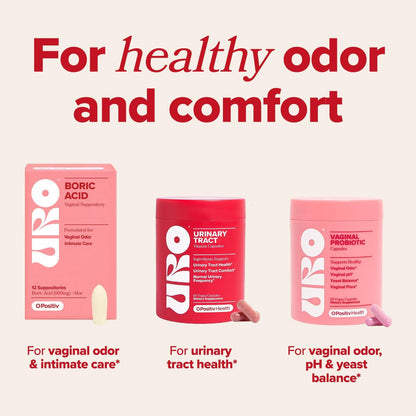 URO Urinary Tract Health Supplement with Pacran Cranberry – 30-Day Supply