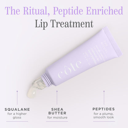 Cote Beauty’s The Ritual Lip Moisturizer for Women with Peptides, Shea Butter & Cocoa Butter for Soft & Supple Lips, Softens, and Soothes, Vegan & Cruelty-Free, 0.33 Fl Oz Cote ShopBuy Supplements Australia