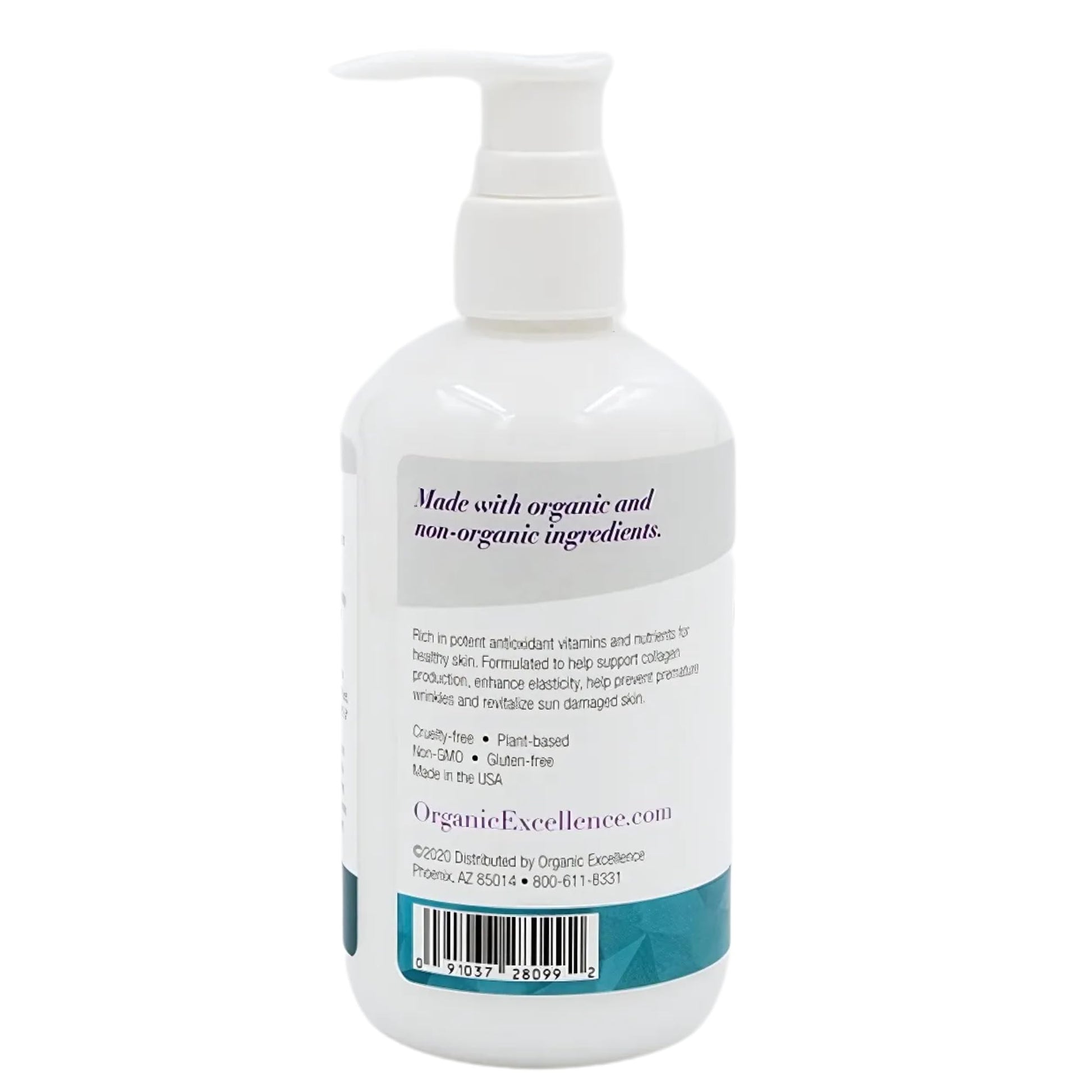 Organic Excellence Hand and Body Therapy All Natural Body Lotion for Women Men Kids - Organic Body Lotion For Dry Skin Rich, Natural Moisturizer For Daily Use, Unscented, Made in USA with Shea Butter Organic ExcellenceBuy Supplements Australia