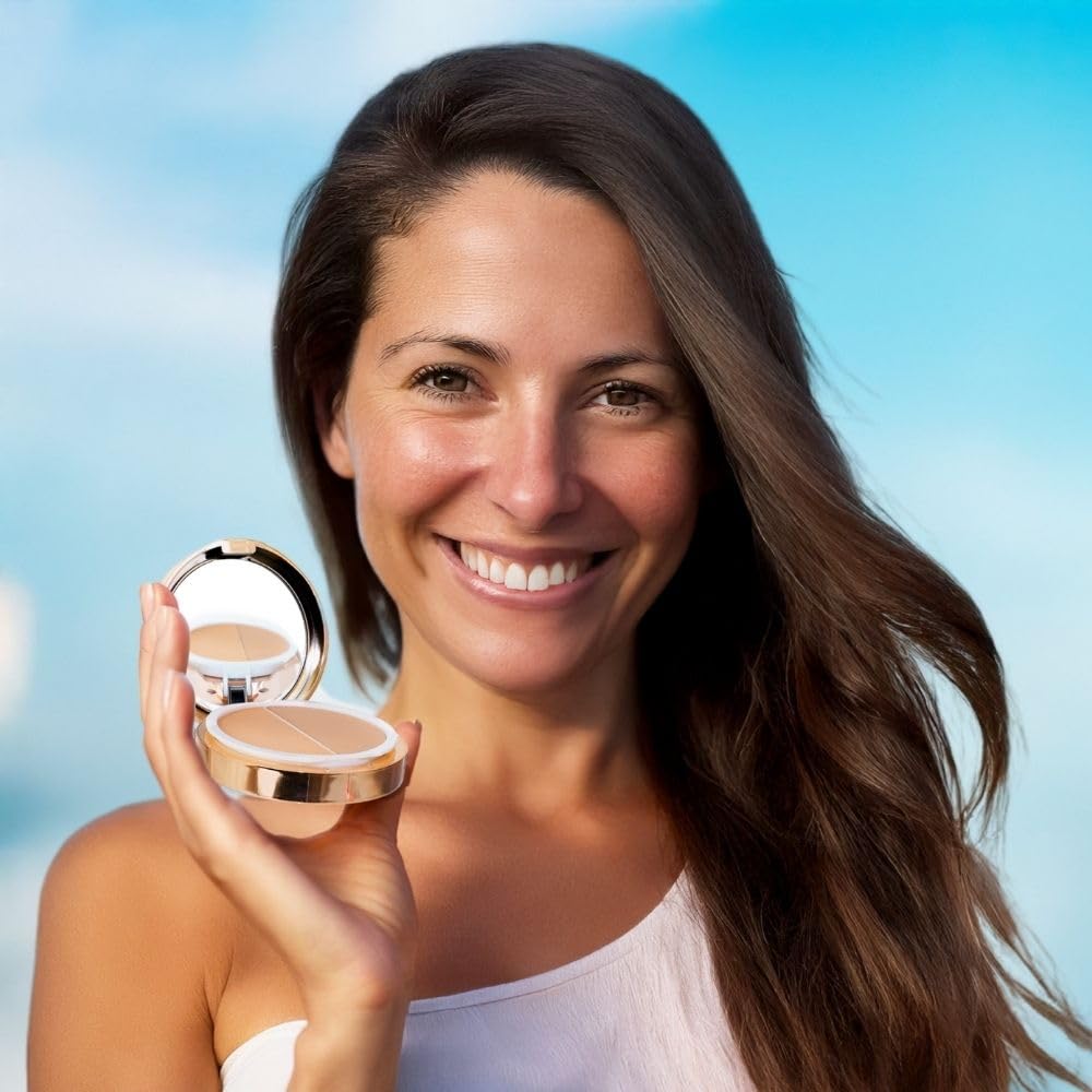 Emani Blush & Bronzer - Natural Mineral Pressed Bronzer for Face - Radiant Skin Blush for Sun Kissed Glow, All Skin Types including Sensitive Skin, Copacabana EmaniBuy Supplements Australia
