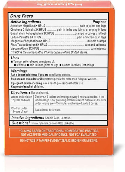 Bundle of Hyland's Leg Cramps Ointment, Arnica Pain Relief Gel, Natural Relief of Calf, Leg and Foot Cramp, 2.5 oz and Leg Cramp Tablets, 100 Count Hyland'sBuy Supplements Australia