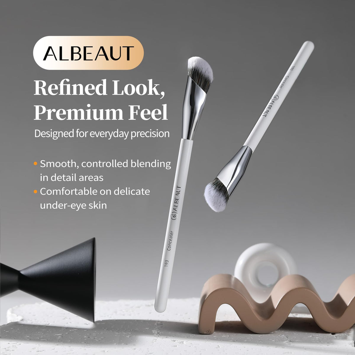 Albeaut Concealer Brush, Angled Under Eye Makeup Small Foundation Precision Face Blending Brush (193 concealer brush) ALBEAUTBuy Supplements Australia