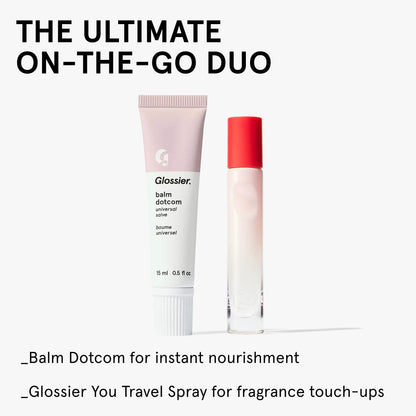 Glossier Balm Dotcom Hydrating Lip Balm - Universal Salve, Up to 12Hr Moisture - Lanolin, Beeswax & Castor Oil for Dry Lips, Cuticles & Skin - Original, Clear Fragrance-Free, 15ml GlossierBuy Supplements Australia