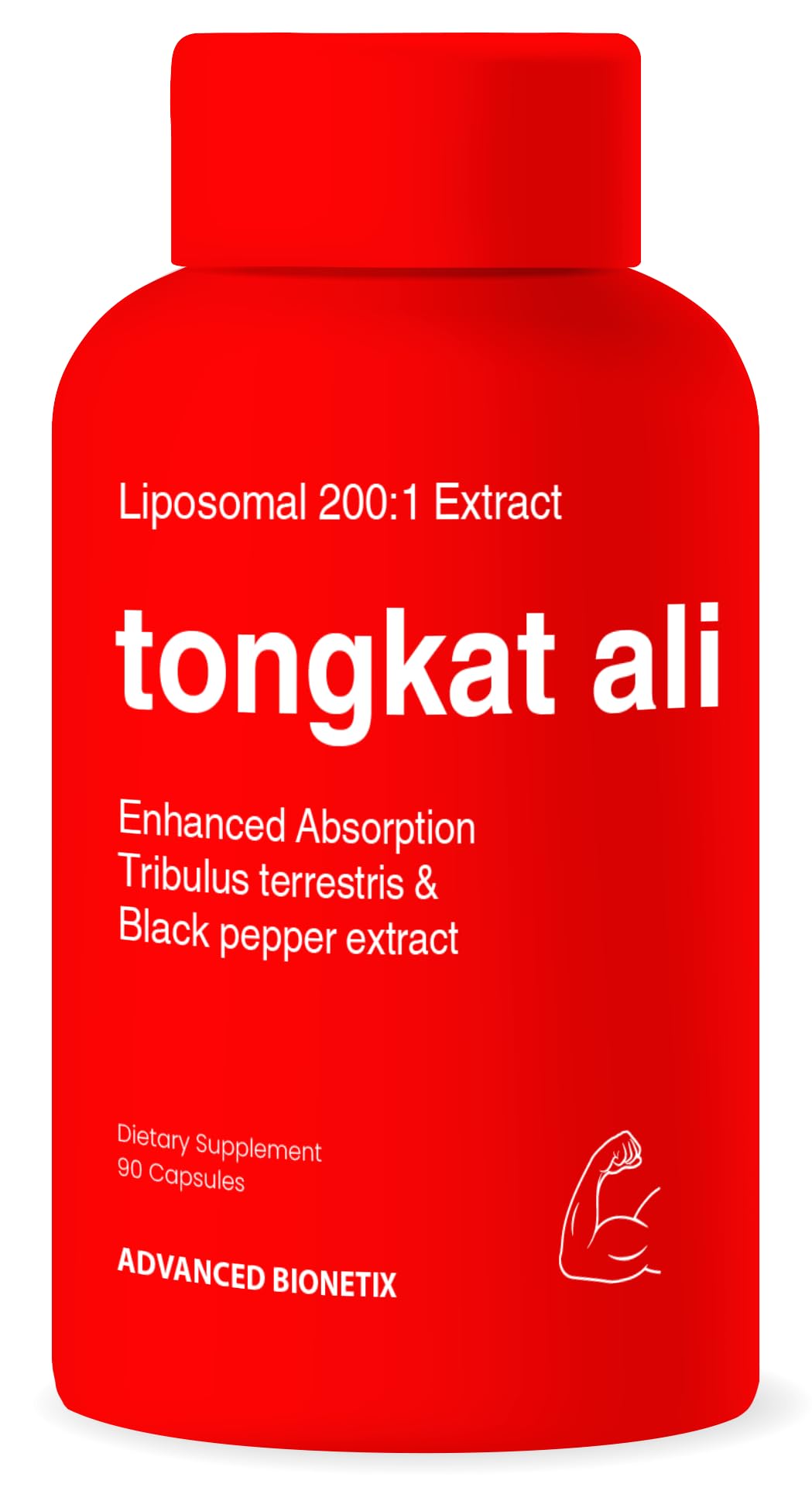 Advanced Bionetix Liposomal Longjack Tongkat Ali Extract Capsules | Powerful Pure Extract | Strength, Drive, Performance & Muscle Mass