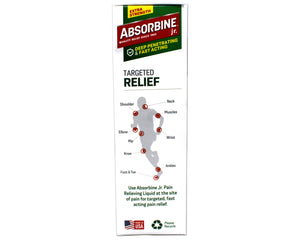 Supplement Product​ABSORBINE JR. Extra Strength Pain Relieving Liquid, for Muscle, Joints, Arthritis Pain, with No-Mess Applicator, 4 Oz (Pack of 3) - GlowUpCaUSA