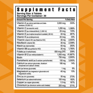 Youngevity Beyond Tangy Tangerine 2.0 Multi-Vitamin & Mineral Complex - Made with Natural & Whole Foods | 160,000 ORAC | 120 Tablets | 1 Bottle YoungevityBuy Supplements Australia