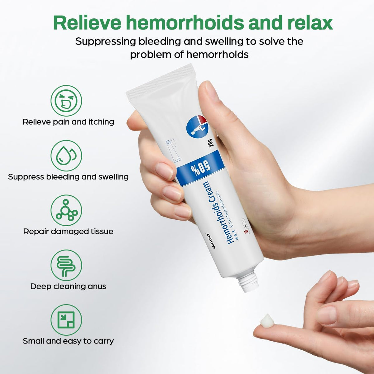 ortamiz Hemorrhoid Cream, Fissure Ointment Body Care Cream Helps to Relieve Pain&Reduce Burning for Men and Women (1pcs) ortamizBuy Supplements Australia
