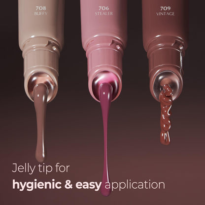 Laka Fruity Lip Glotioner, 10ml/0.33 fl.oz, Lip Gloss with High Shine Vivid Colors, Jelly tip for Hygienic & Easy Application, K-Beauty (#703 Apri) LakaBuy Supplements Australia