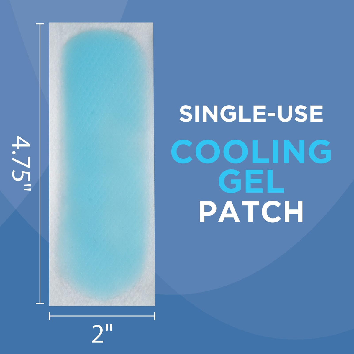 HealthWise Instant Cool Gel Patches | Migraine & Fever Relief | 12-Count | 4.75” x 2” | Soothing Menthol Vapors | Non-Medicated Formula HealthWiseBuy Supplements Australia