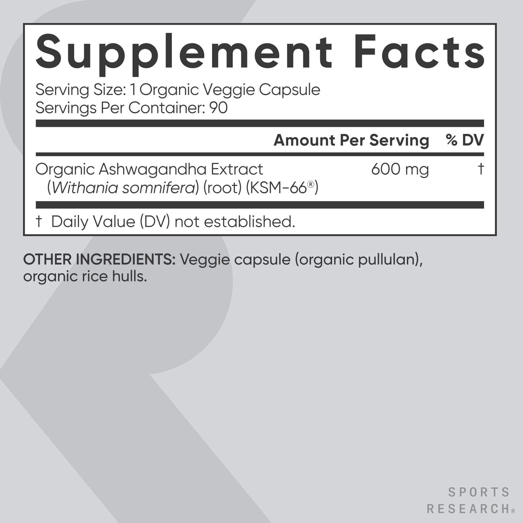 Sports Research® Organic Ashwagandha – Adaptogen for Relaxation, Calm & Sleep Support – Made with Organic KSM-66® – 600 mg – Non-GMO Verified, Gluten-Free, Certified Vegan – 90 Veggie Capsules Sports Research buy supplements Au