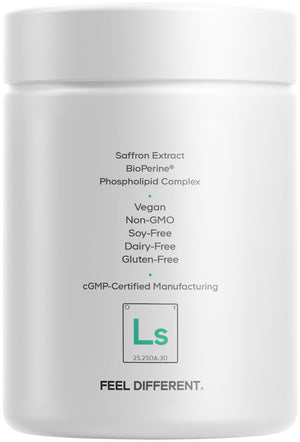 Codeage Liposomal Saffron+ Supplement - Saffron Extract, Magnesium, L-Theanine, Cardamom, BioPerine - 3-Month Supply - Kesar Spice, Liposomal Delivery - Non-GMO - 90 Capsules CodeageBuy Supplements Australia