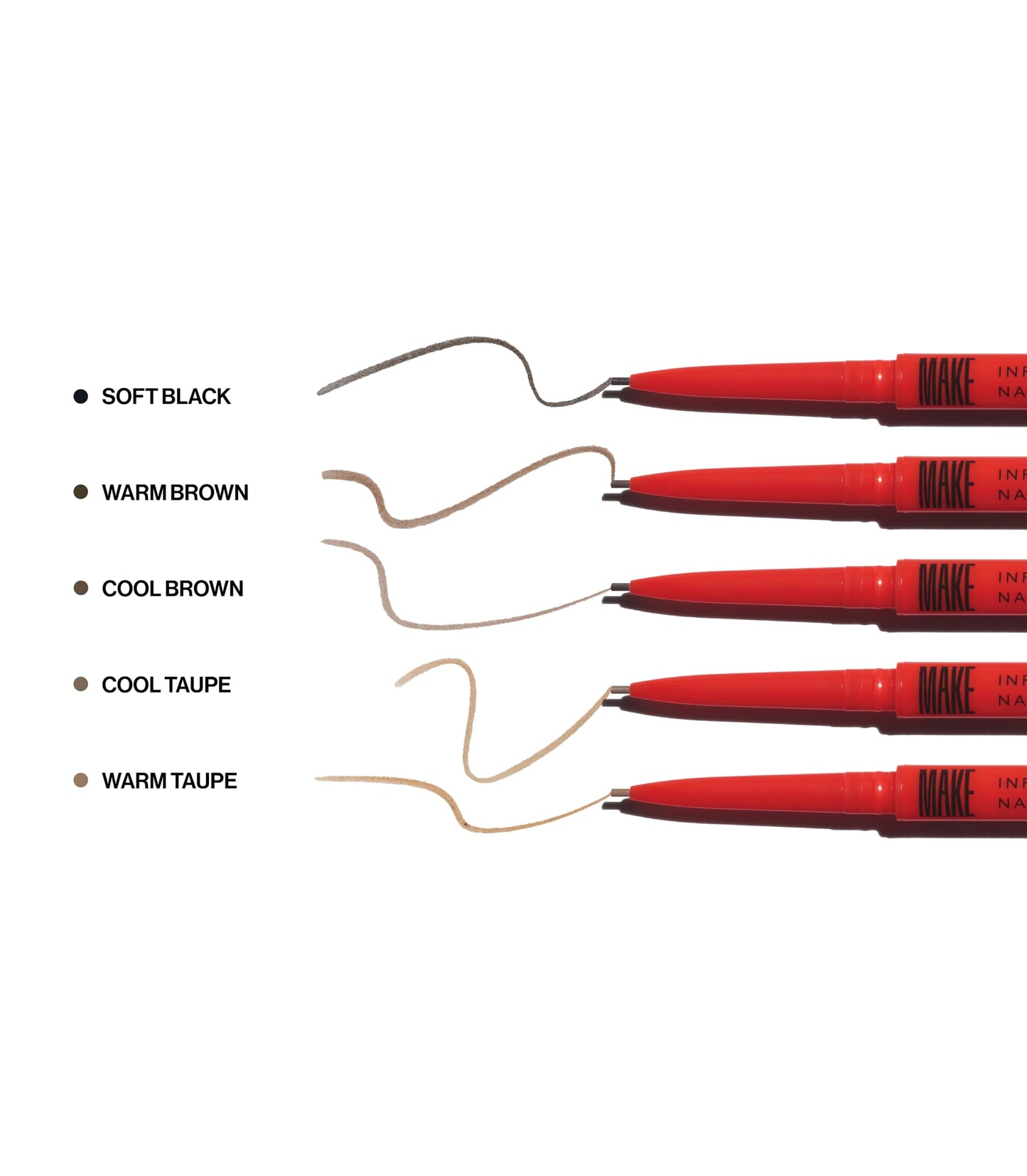 MAKE Beauty Nano Brow, Micro Eyebrow Pencil. Long-Lasting Smudgeproof Eye Brow Makeup for Hairlike Lines. Precision Liner for Natural-Looking Eyebrows - Shade, Warm Taupe MAKEBuy Supplements Australia